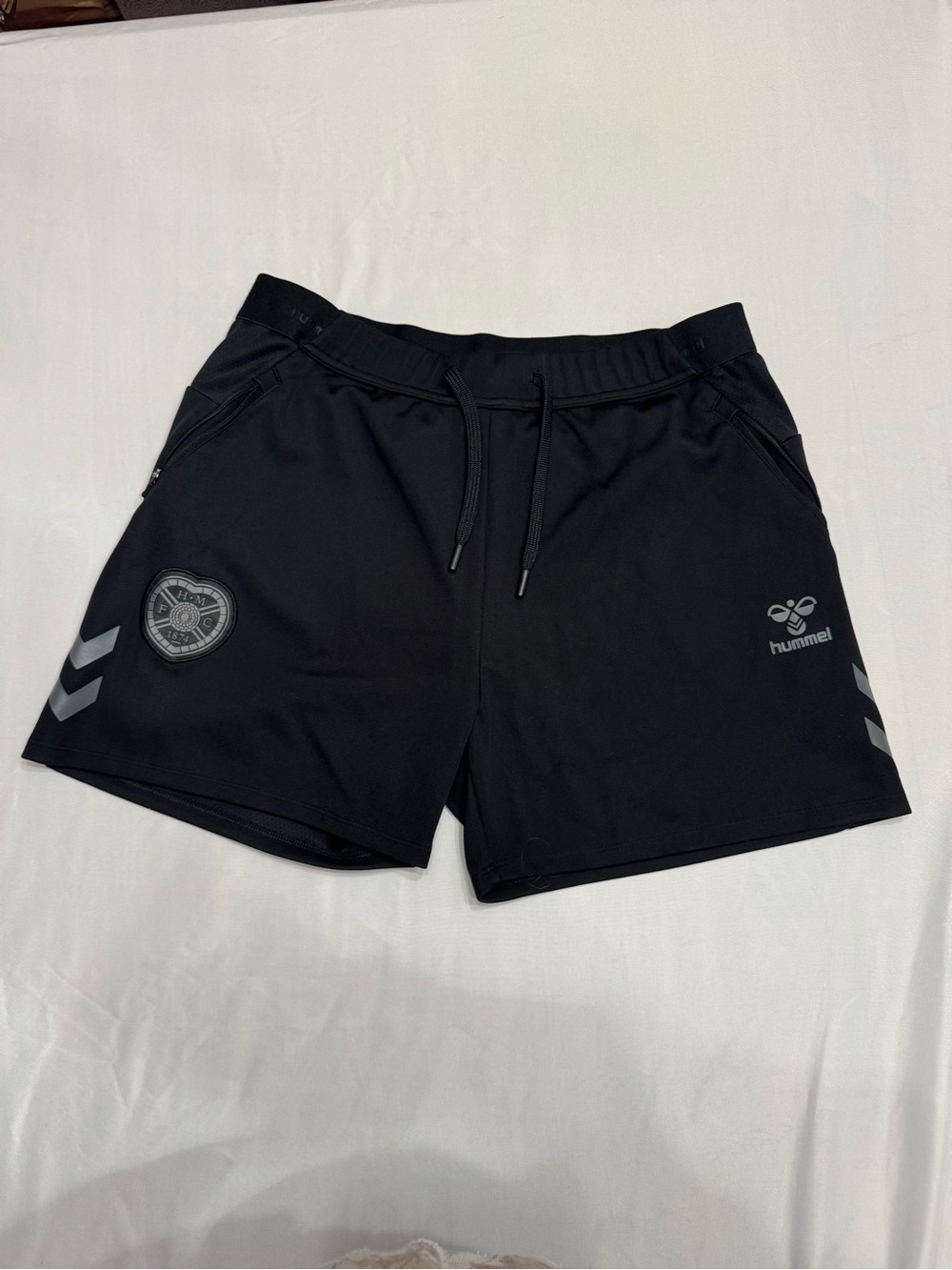 Hummel Travel Shorts- Heart of Midlothian- Black